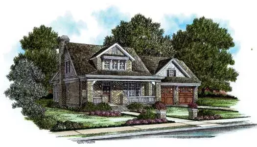 Southern house plans 94-113 - front exterior, 2,718 sq ft, 3 bed, 3 bath house plans | Monster House Plans