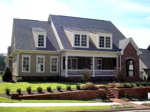 Southern house plans 94-116 - front exterior, 3,715 sq ft, 6 bed, 4 bath house plans | Monster House Plans