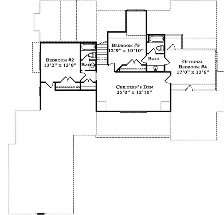 Upper/Second Floor Plan:94-120