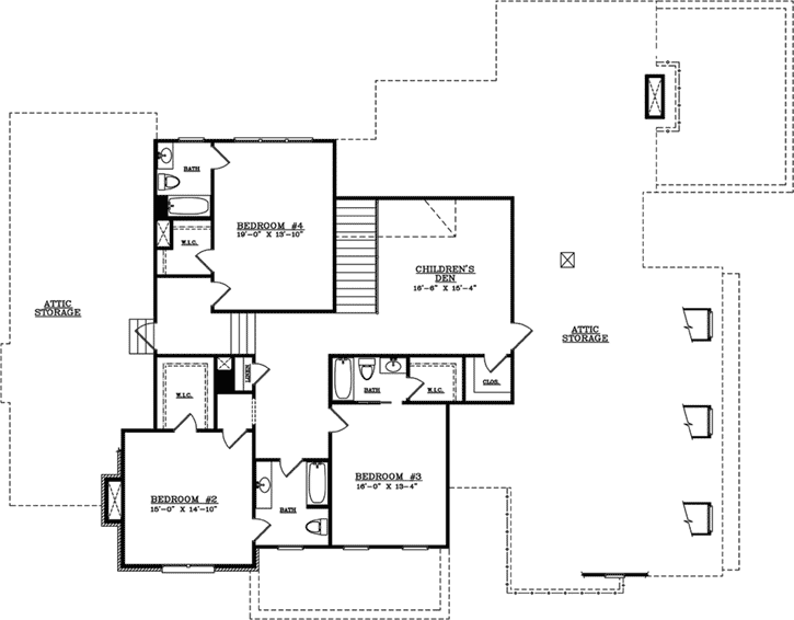 Upper/Second Floor Plan:94-121
