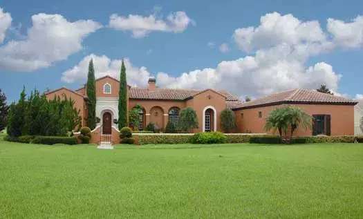 Mediterranean house plans 95-108 - front exterior, 3,100 sq ft, 4 bed, 3 bath house plans | Monster House Plans