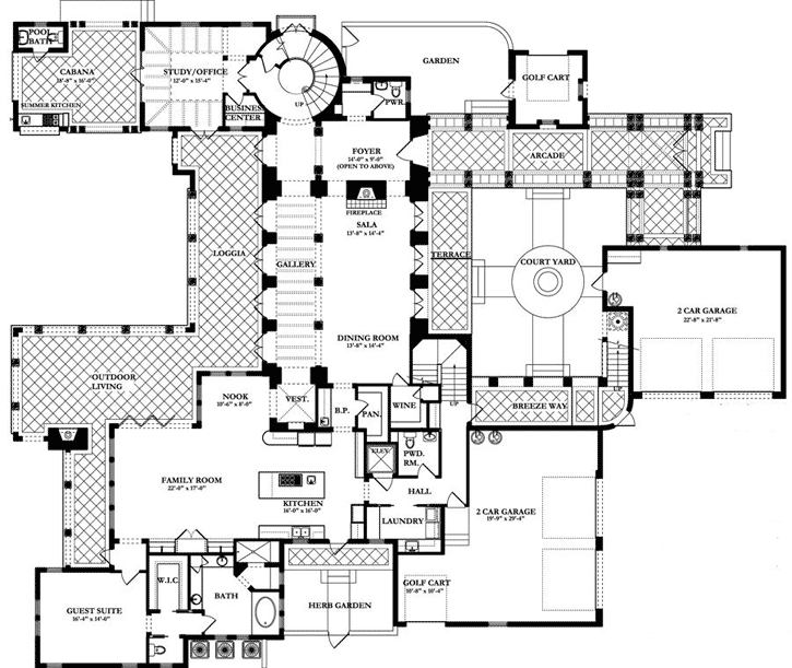 Main Floor Plan: 95-114