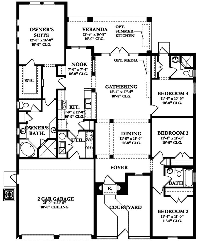 Main Floor Plan: 95-122