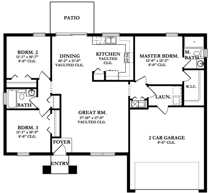 Main Floor Plan: 95-126