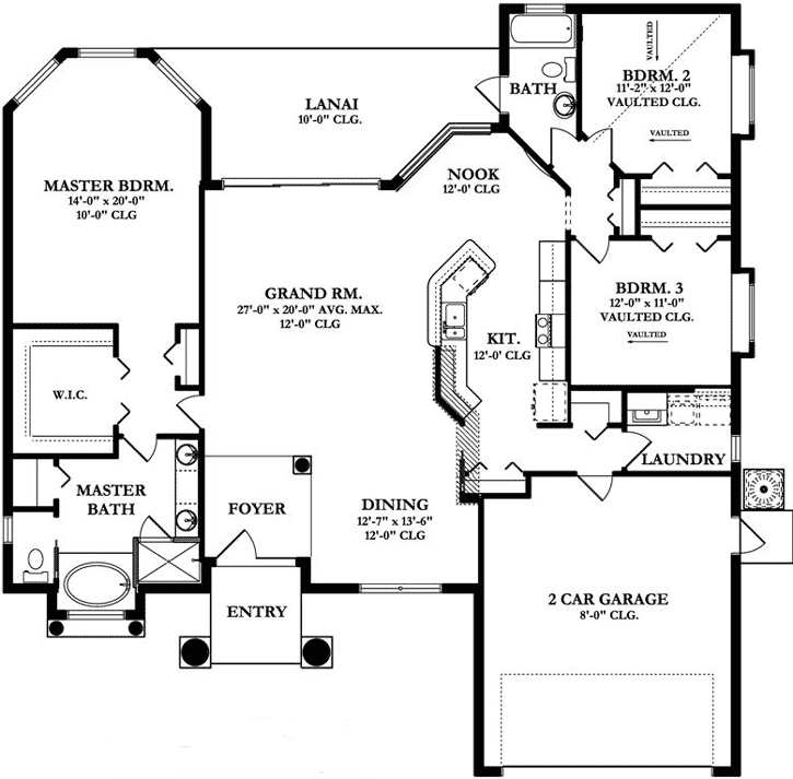 Main Floor Plan: 95-132