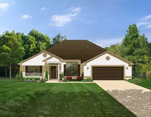 Traditional house plans 95-143 - front exterior, 2,508 sq ft, 4 bed, 3 bath house plans | Monster House Plans