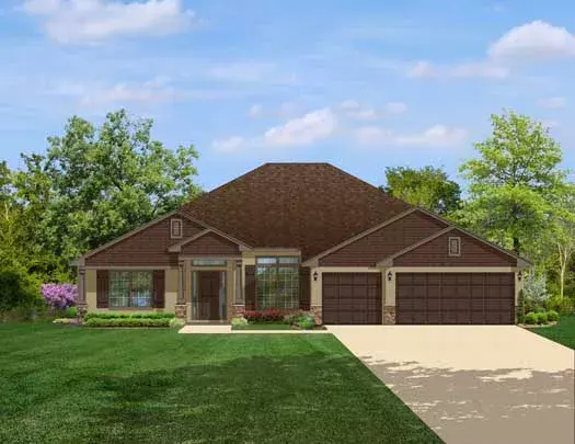 Traditional house plans 95-148 - front exterior, 2,508 sq ft, 4 bed, 3 bath house plans | Monster House Plans