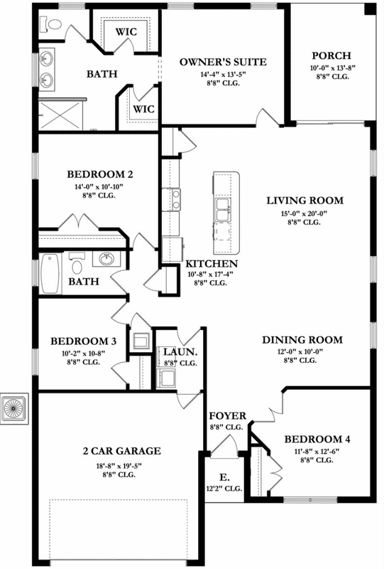 Main Floor Plan: 95-151