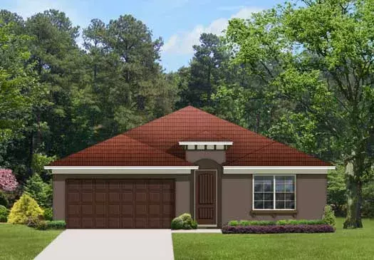 Traditional house plans 95-153 - front exterior, 1,990 sq ft, 4 bed, 3 bath house plans | Monster House Plans