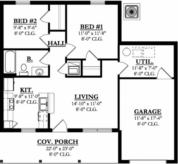 Main Floor Plan: 95-180