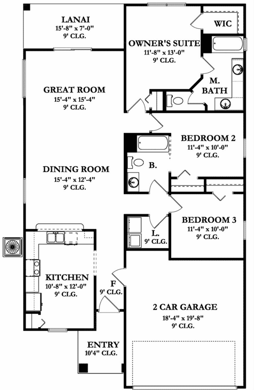 Main Floor Plan: 95-182