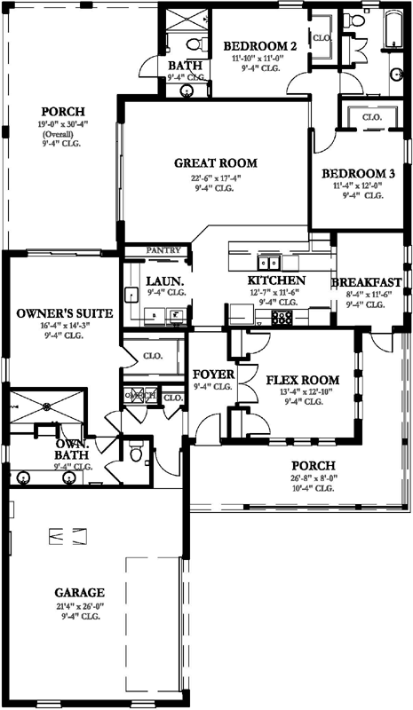 Main Floor Plan: 95-198