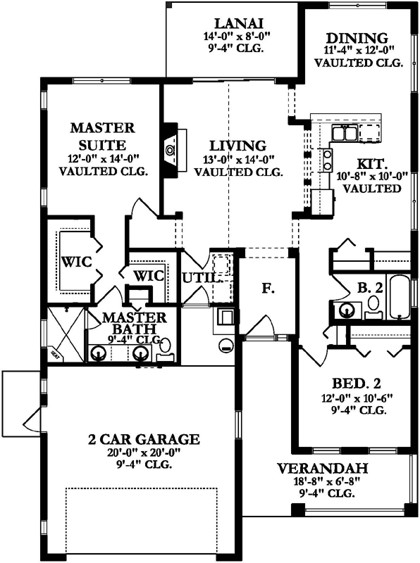 Main Floor Plan: 95-203