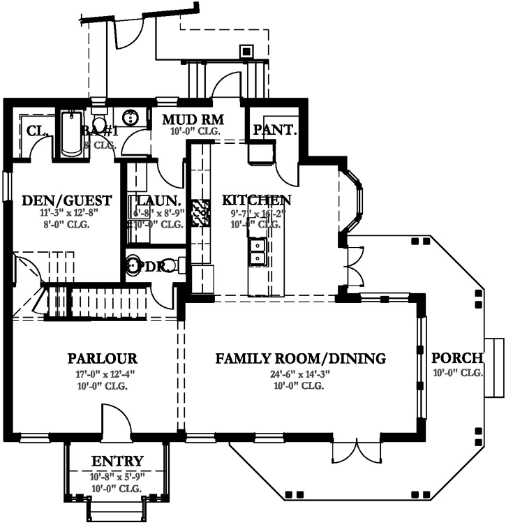 Main Floor Plan: 95-225