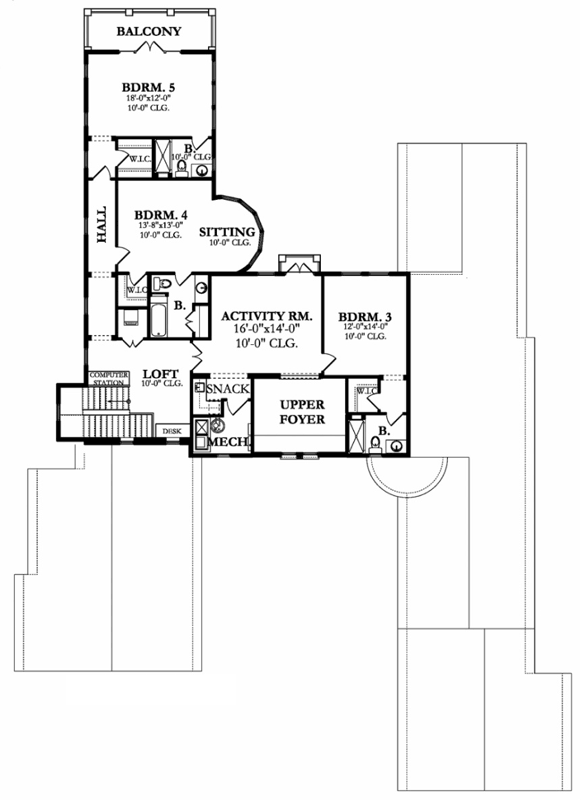 Upper/Second Floor Plan:95-229