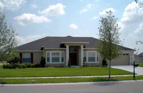 Mediterranean house plans 95-266 - front exterior, 2,362 sq ft, 4 bed, 3 bath house plans | Monster House Plans