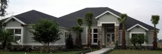 Sunbelt house plans 95-271 - front exterior, 3,335 sq ft, 5 bed, 4 bath house plans | Monster House Plans