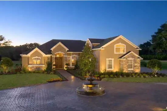 Sunbelt house plans 95-272 - front exterior, 3,357 sq ft, 5 bed, 4 bath house plans | Monster House Plans