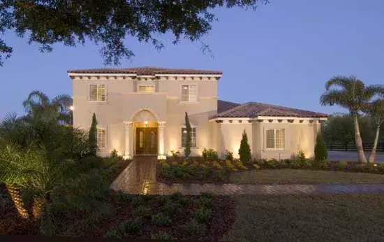 Spanish house plans 95-273 - front exterior, 3,766 sq ft, 5 bed, 4 bath house plans | Monster House Plans