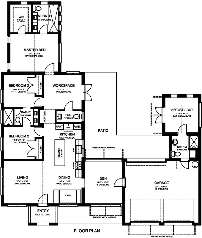 Main Floor Plan: 95-274
