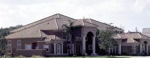 Mediterranean house plans 96-141 - front exterior, 4,535 sq ft, 4 bed, 3 bath house plans | Monster House Plans
