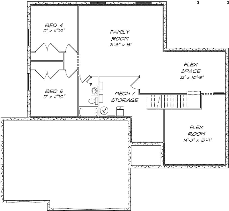 Lower Floor Plan:97-110