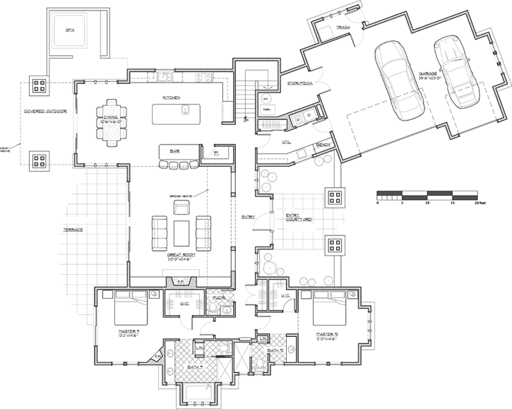 Main Floor Plan: 98-101