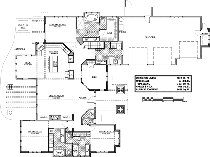 Main Floor Plan: 98-104