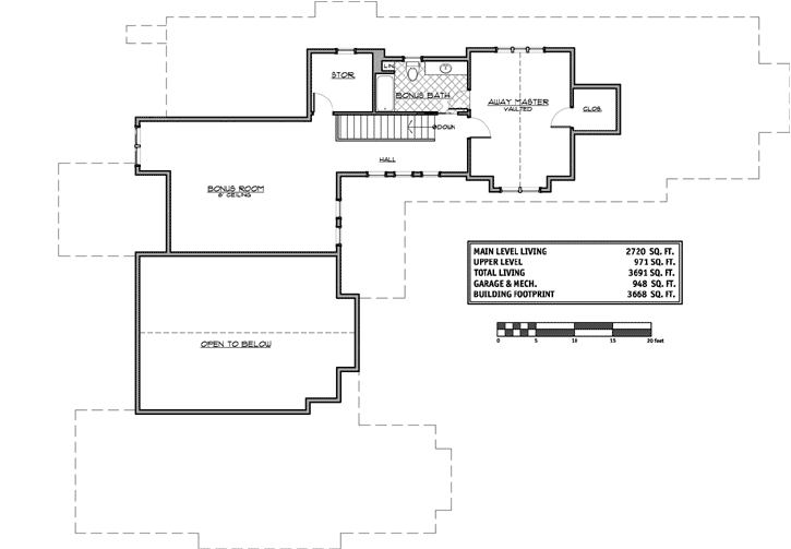 Upper/Second Floor Plan:98-104