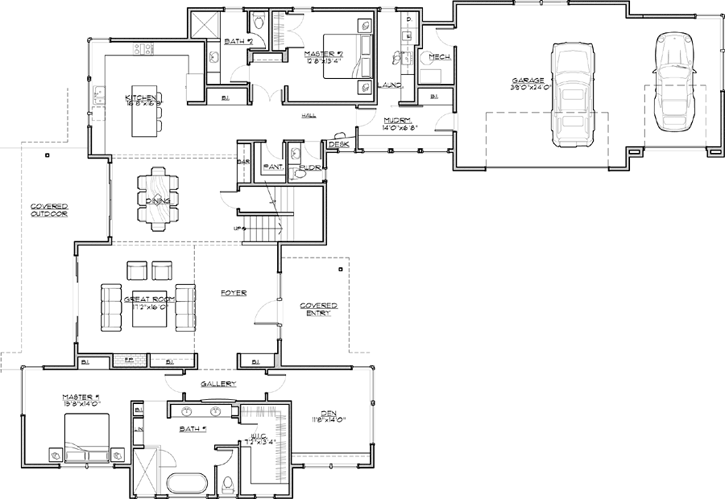 Main Floor Plan: 98-113