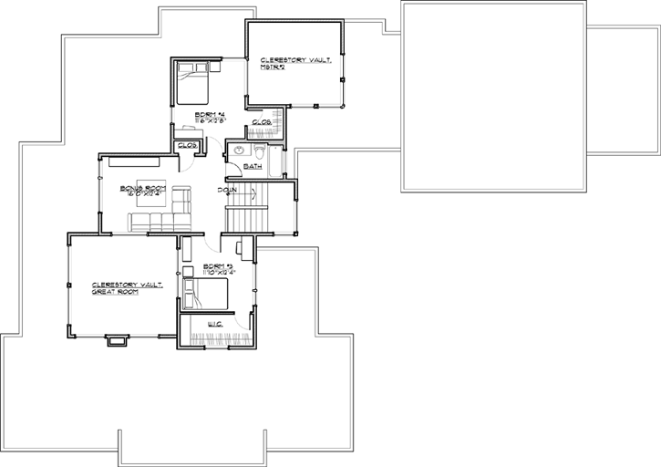 Upper/Second Floor Plan:98-113