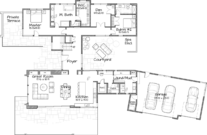 Main Floor Plan: 98-120