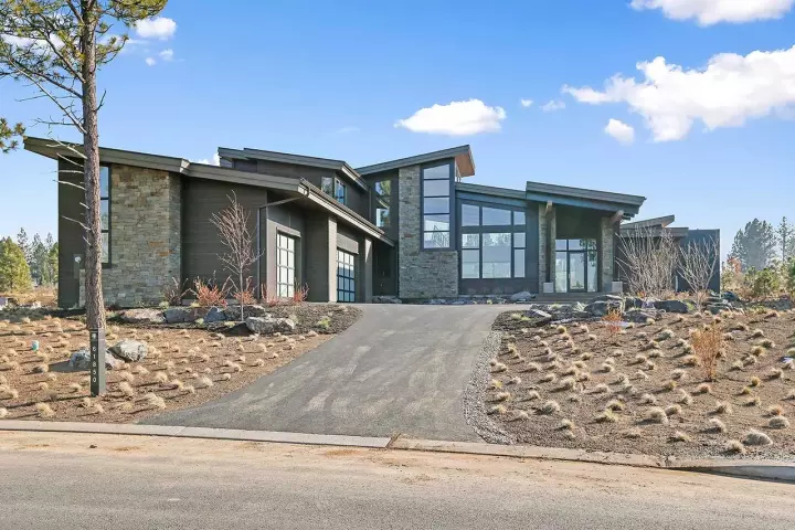 Modern house plans 98-135 - front exterior, 4,356 sq ft, 4 bed, 4 bath house plans | Monster House Plans
