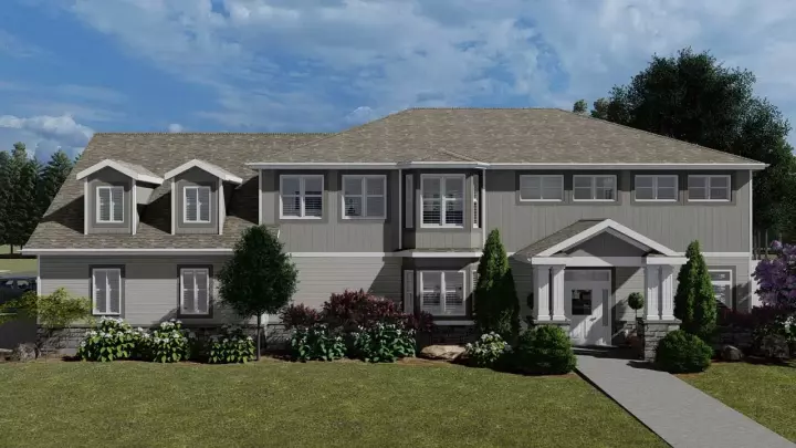 Traditional house plans 99-115 - front exterior, 3,341 sq ft, 3 bed, 4 bath house plans | Monster House Plans