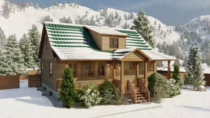 Country house plans 99-121 - front exterior, 1,868 sq ft, 5 bed, 3 bath house plans | Monster House Plans