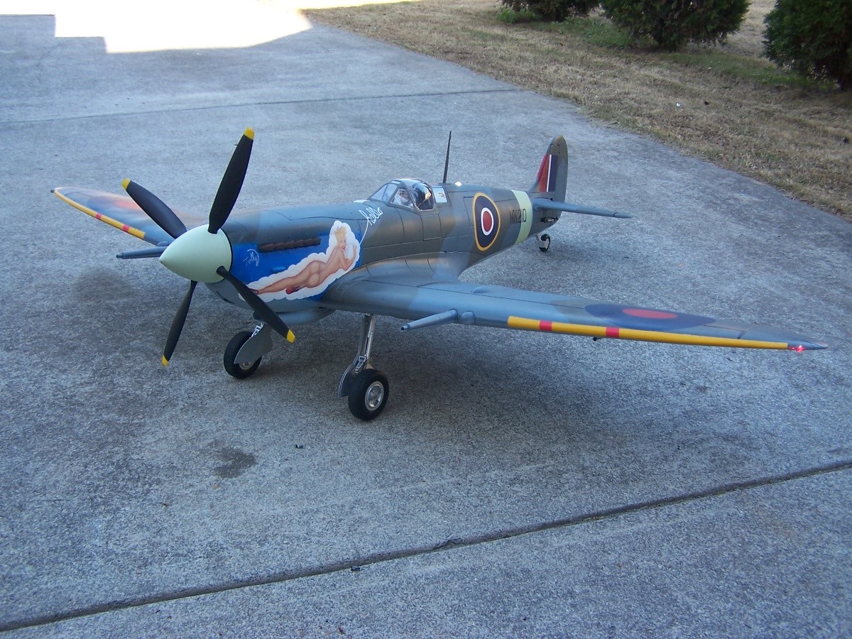 FlightLine RC Spitfire Mk.IX 1600mm (63") Wingspan PNP FLW303P