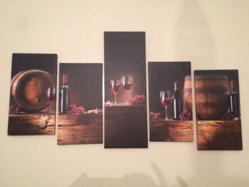 Wine Barrels Multi Panel Canvas Wall Art ElephantStock