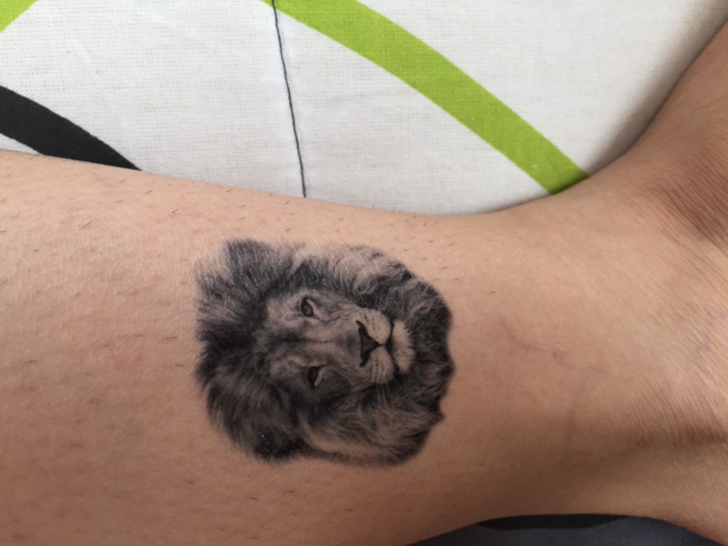 Tatouage temporaire éphémère Lions : Lion Couple - ArtWear Tattoo