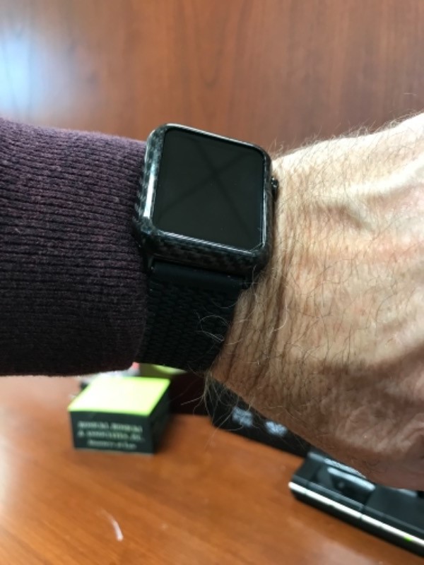 Carbon Fiber Apple Watch Case 42mm Series 1 Carbon Fiber Gear