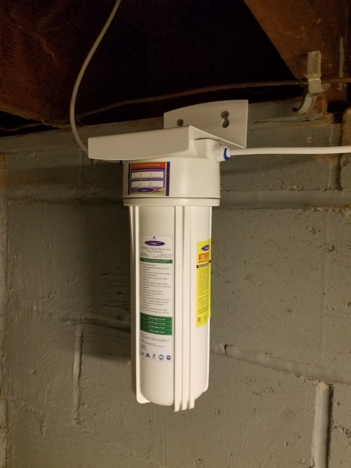 Nitrate Removal + SMART Refrigerator / Inline Water Filter System