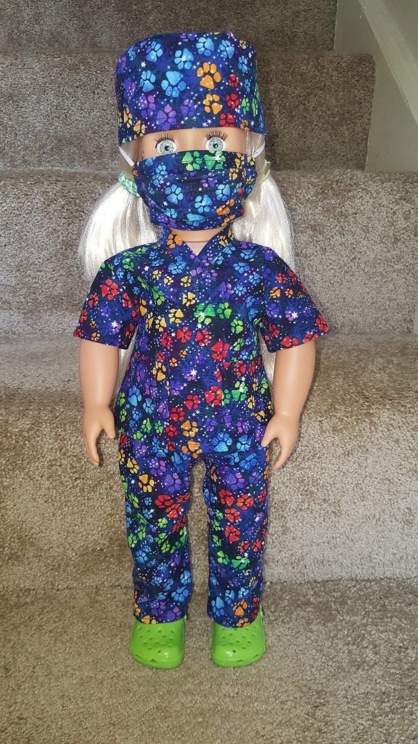 Scrubs Outfit 18 inch Doll Clothes Pattern PDF - Love U Bunches | Pixie ...