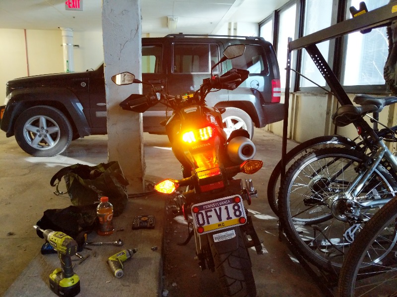 2018 honda grom tail light