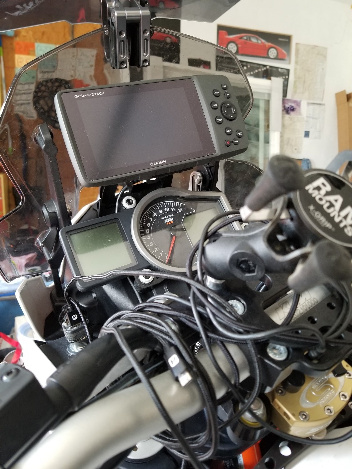 KTM 1090/1190 Adventure R GPS Bracket Mount 60312992044 KTM Twins