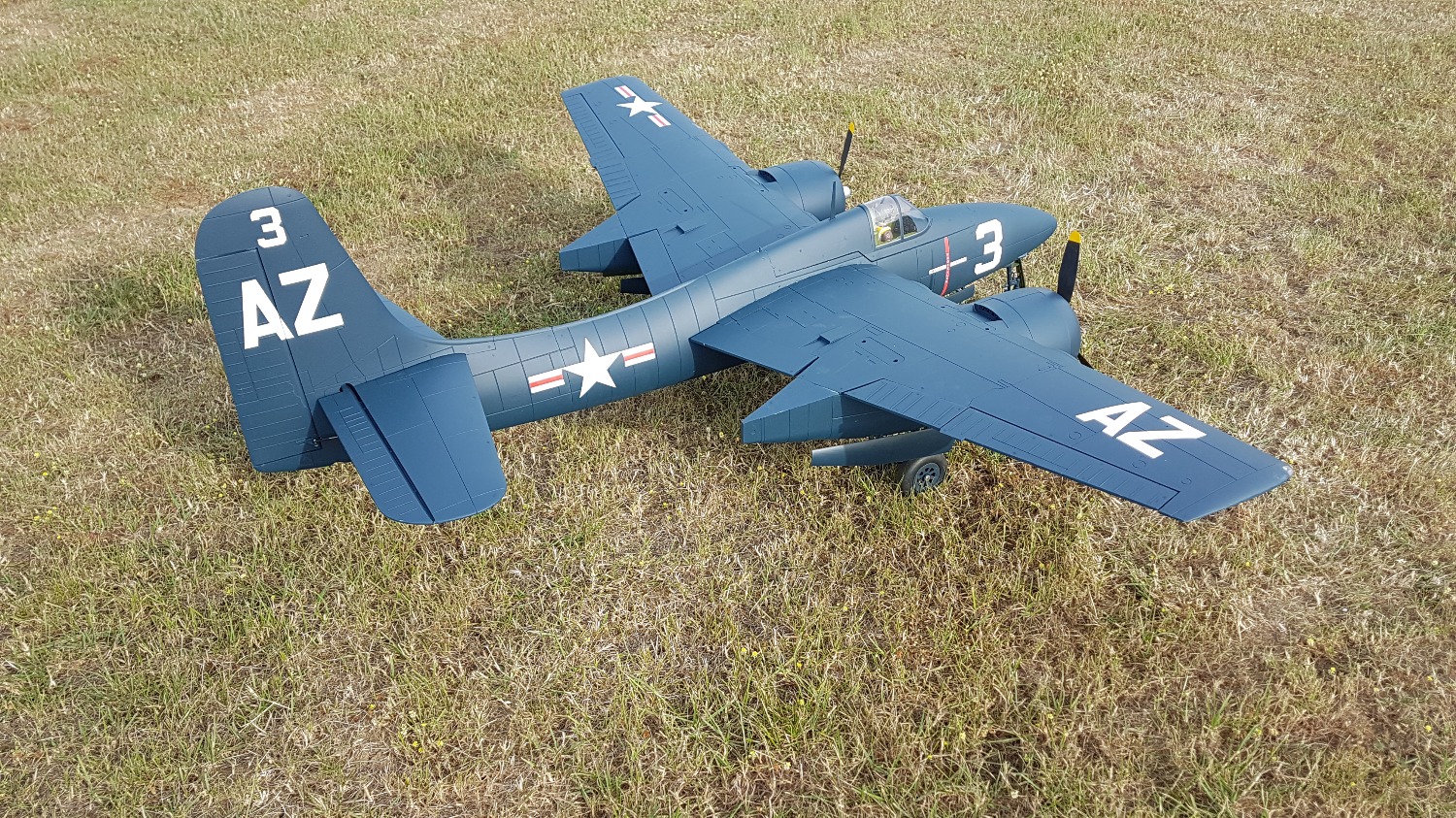 FlightLine F7F Tigercat 1600mm (63") Wingspan PNP FLW302P Motion RC