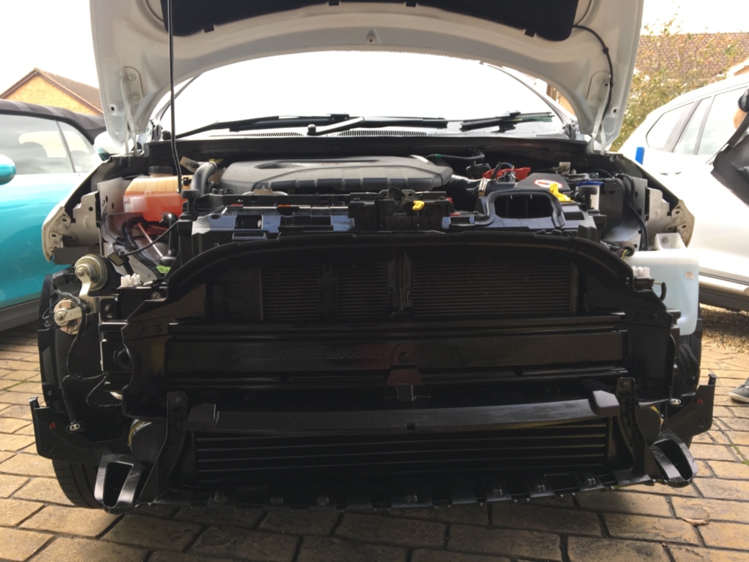 FOCUS RS MK3 LATEST STYLE BONNET VENTS PAPER FITTING TEMPLATES//CUTTING GUIDES