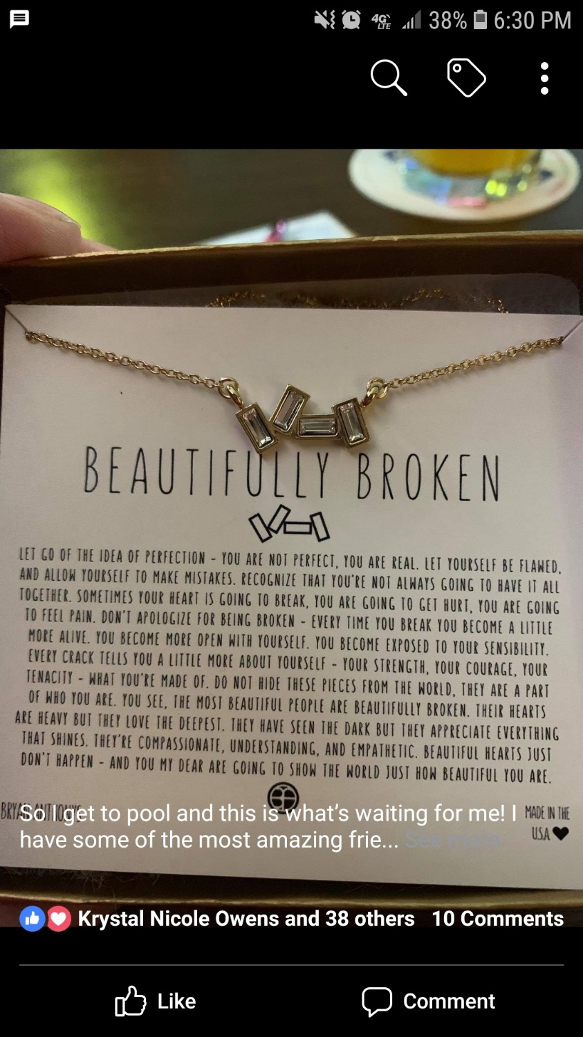 Beautifully Broken Necklace Bryan Anthonys