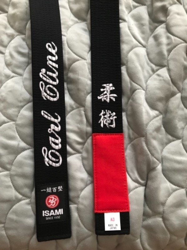 Buy Isami BJJ Black Belts with Embroidery Degrees Online
