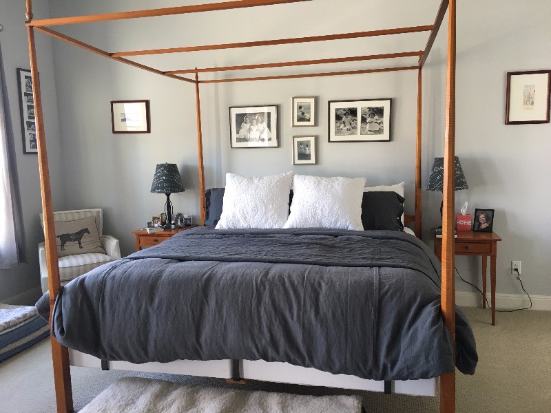 King Bed Makeover 100 Linen Bedding Set by Rough Linen