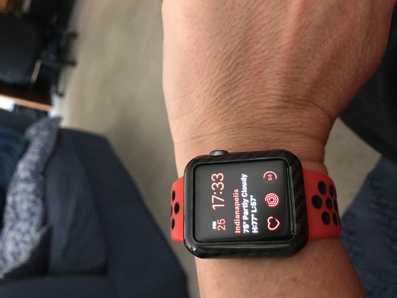 Apple Watch Real Carbon Fiber Case [CLICK HERE FIRST to choose size