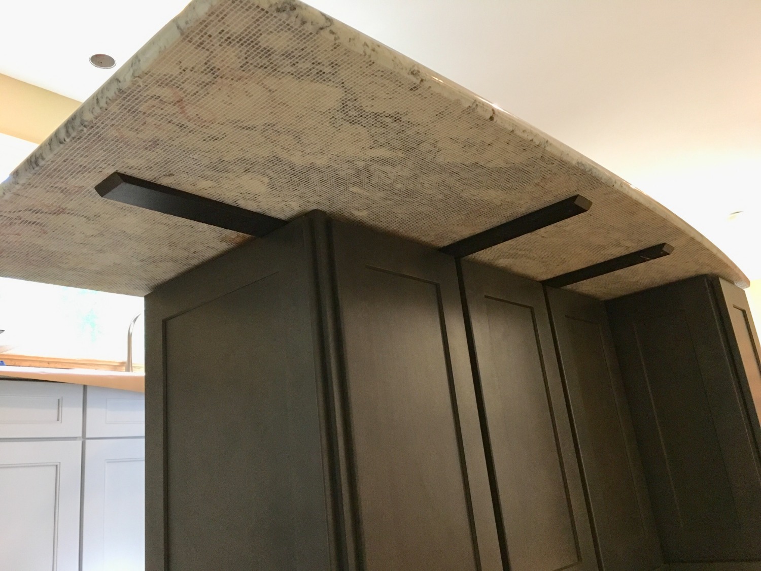 Hidden Island Support Bracket The Original Granite Bracket